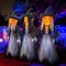 GOOSH 7FT Inflatable Trio of Pumpkin Witches – Light-Up Halloween Yard Decoration